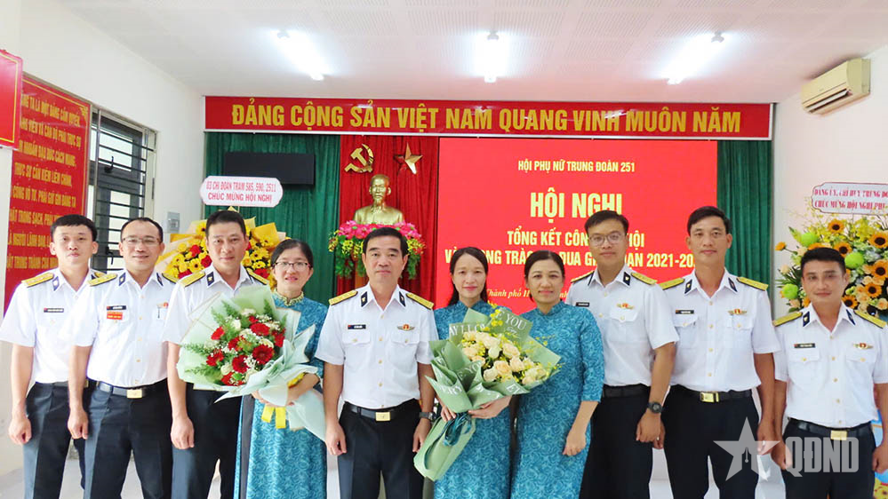 Phụ nữ Trung đoàn 251 (Vùng 2 Hải quân) thực hiện hiệu quả nhiều mô hình thi đua